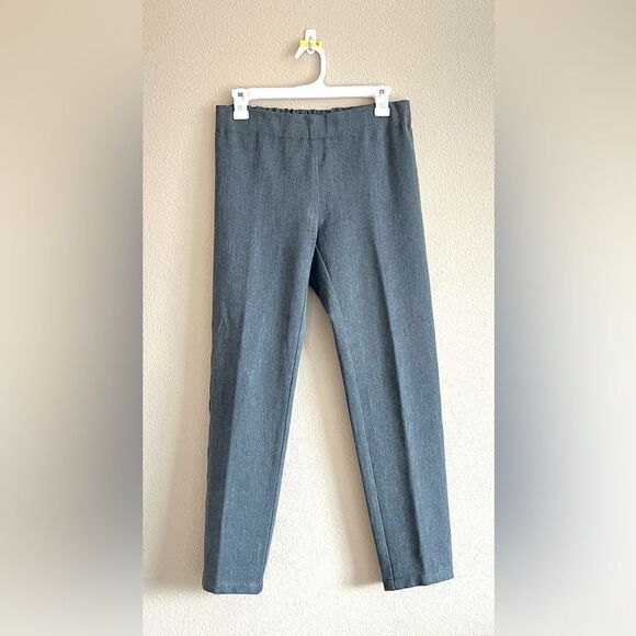 JOSEPH Gray Herringbone Trousers - Picture 1 of 8